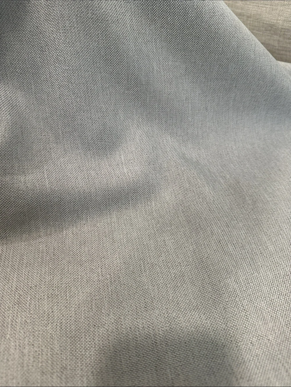 😴 Light Gray Brown Grommet Top Blackout Curtain Panel Pair